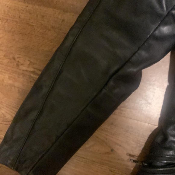 Hondaline Black Leather Sports Wear Jacket 80s MOTORCYCLE Style GENUINE Leather​ - Picture 2 of 8